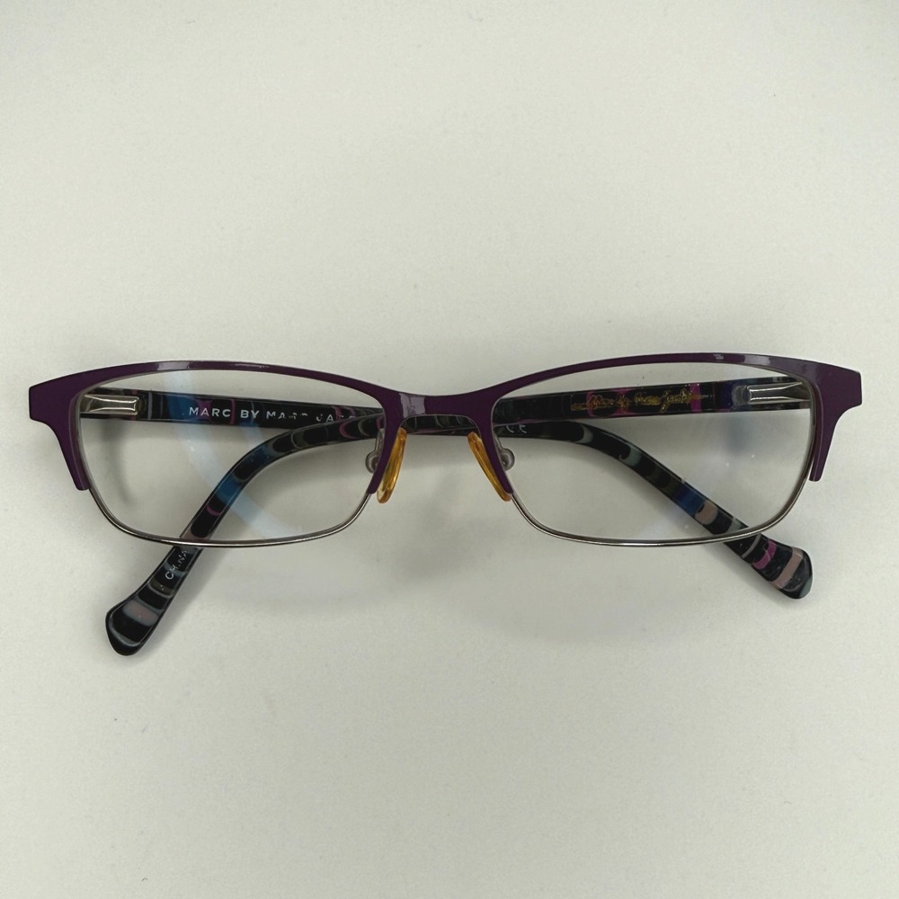 Marc By Marc Jacobs MMJ5C4 Eyeglasses Frame Only 0V1S 52-15-130 Purple Metal
